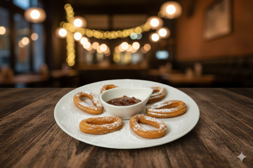 Churros lekvárral